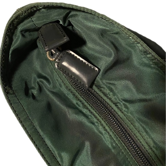 Prada Unisex Iridescent Green Tessuto / Nylon Tote - Picture 10 of 12